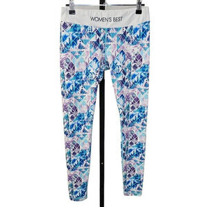 Womens Best Pattern V Back Leggings Size  Small